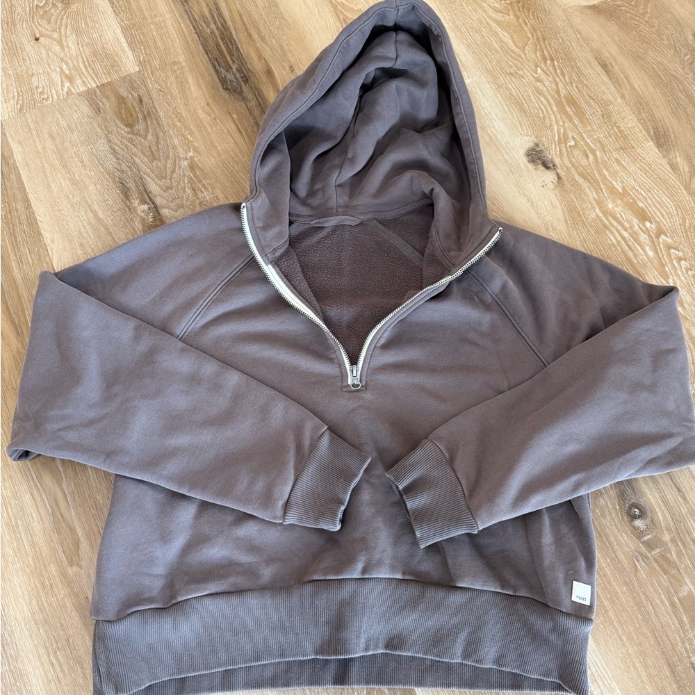 Vuori Brown Half-Zip Hoodie